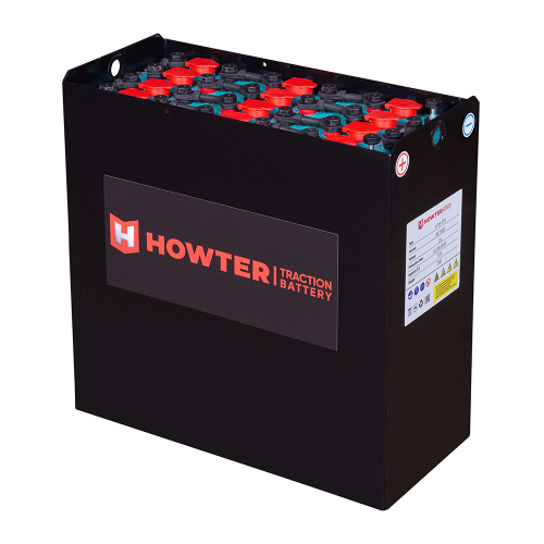 HOWTER TRACTION 24V 3 PzS 375 Ah  (621*281*625), с концевыми отводами и разъемом Rema 80A